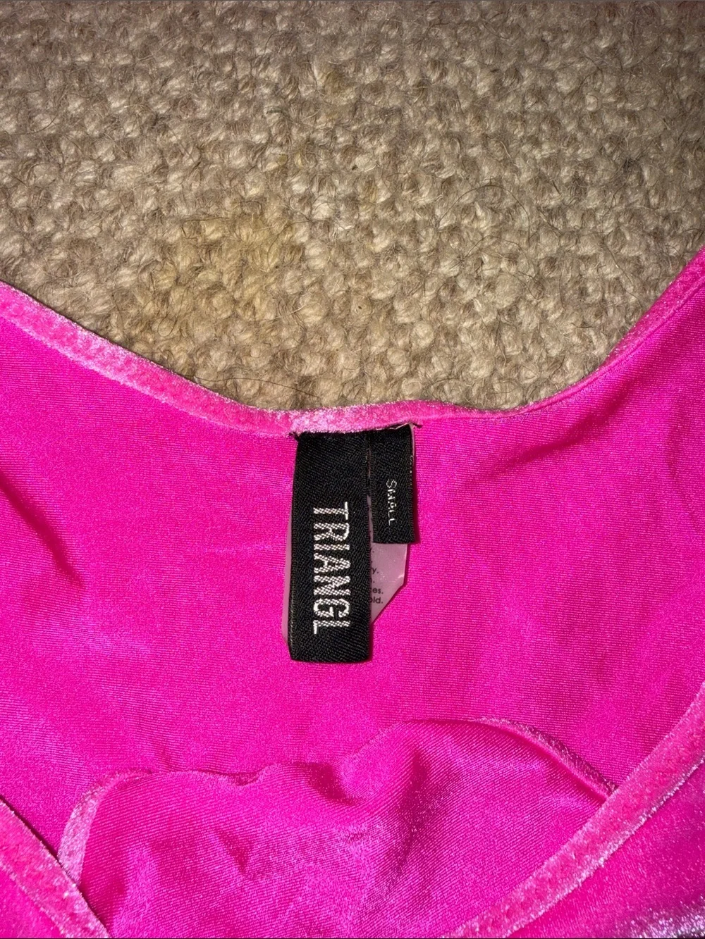 Triangl Swimwear Hot Pink Scoop Bikini